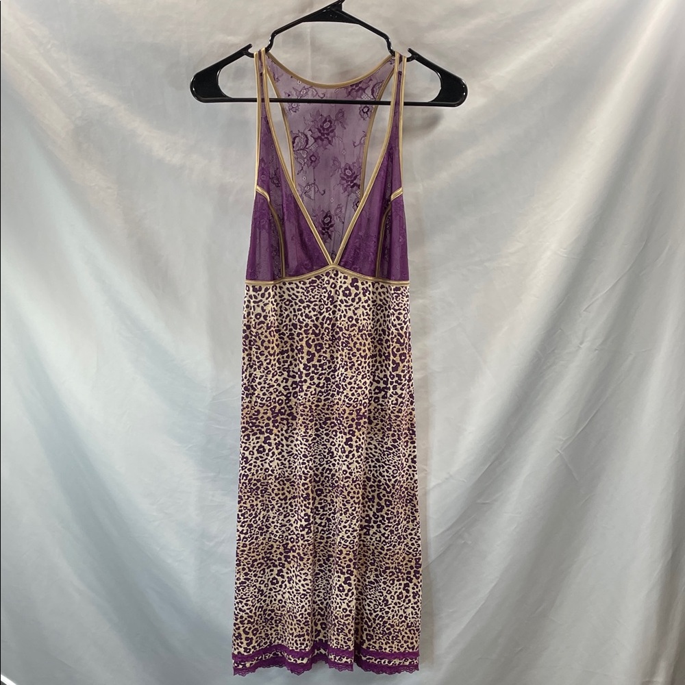 Leopard Print Purple Chemise - Picture 5 of 10